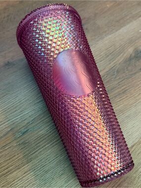 Starbucks Disney 50th Iridescent Pink Studded Tumbler